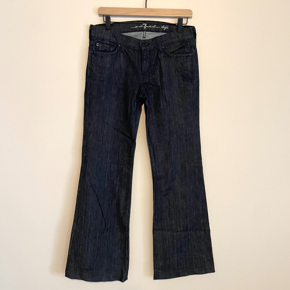 7 For All ManKind Dojo jeans 28 flare denim casual classic boho‎